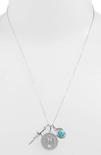 Goddess of Strength Cluster Pendant Necklace