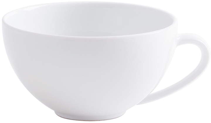 Magic Grip Tee- / Cappuccino-Obertasse, Weiß