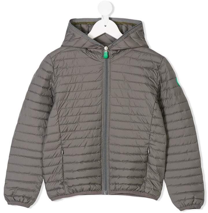 Save The Duck Kids quilted hooded jacket