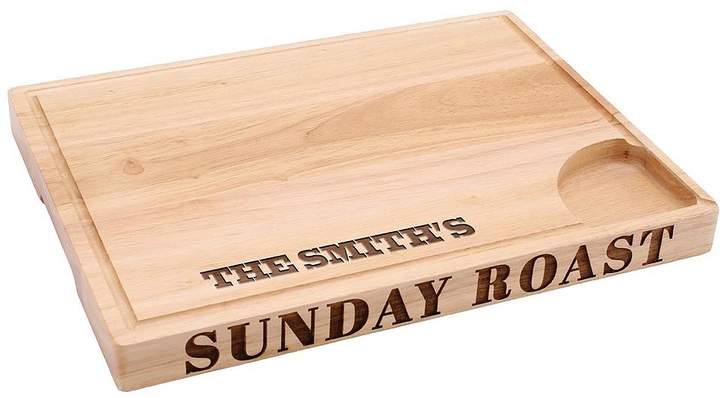 Personalised Sunday Roast Wooden Board