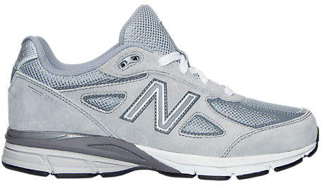 Boys' Grade School 990 V4 Running Shoes, Grey