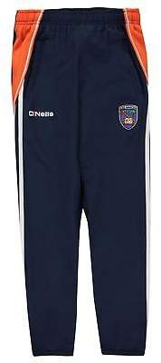 ONeills Kids Armagh GAA Conall Two Stripe Woven Tracksuit Bottoms Junior Boys