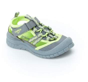 OshKosh B'gosh® Bump Toe Athletic Sandal in Grey