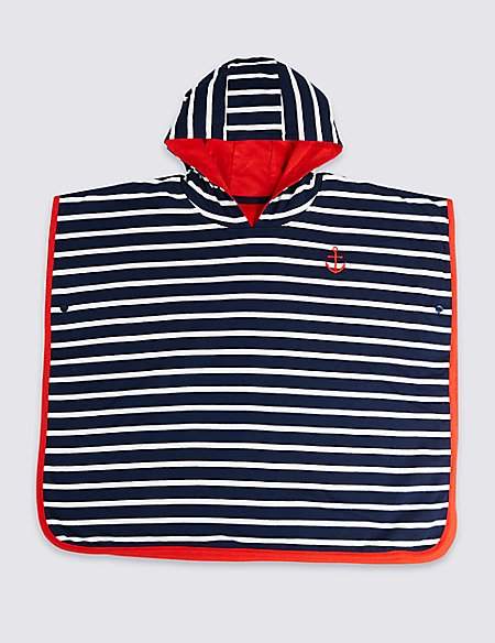 Pure Cotton Striped Ponchos (3 Months - 7 Years)
