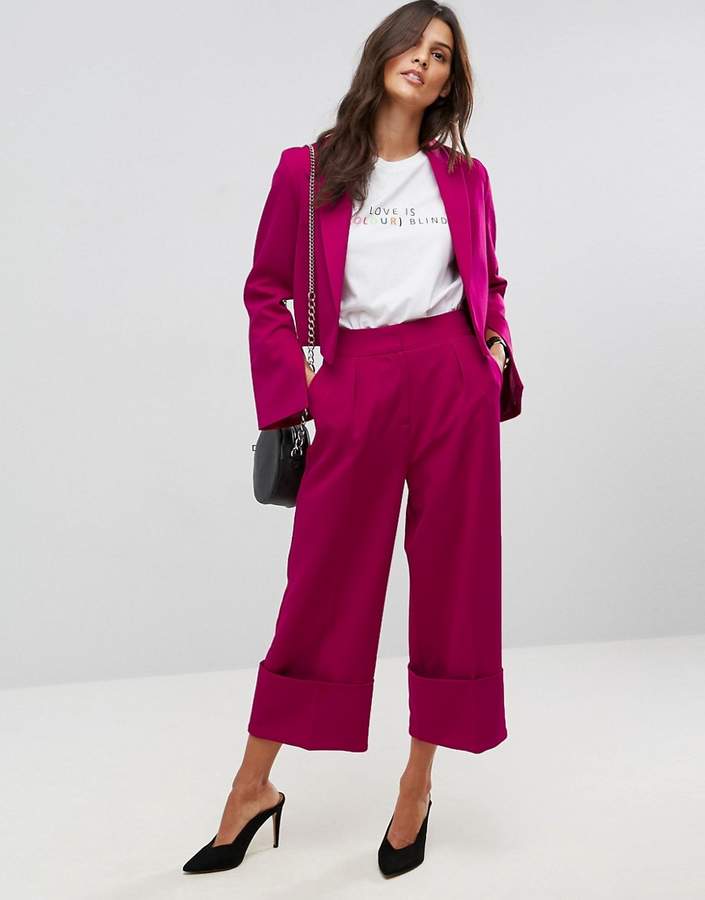 Tailored – Hosenrock mit breitem Saum