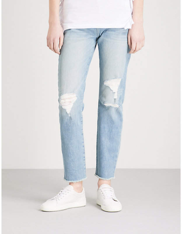Le Skinny De Jean straight mid-rise jeans