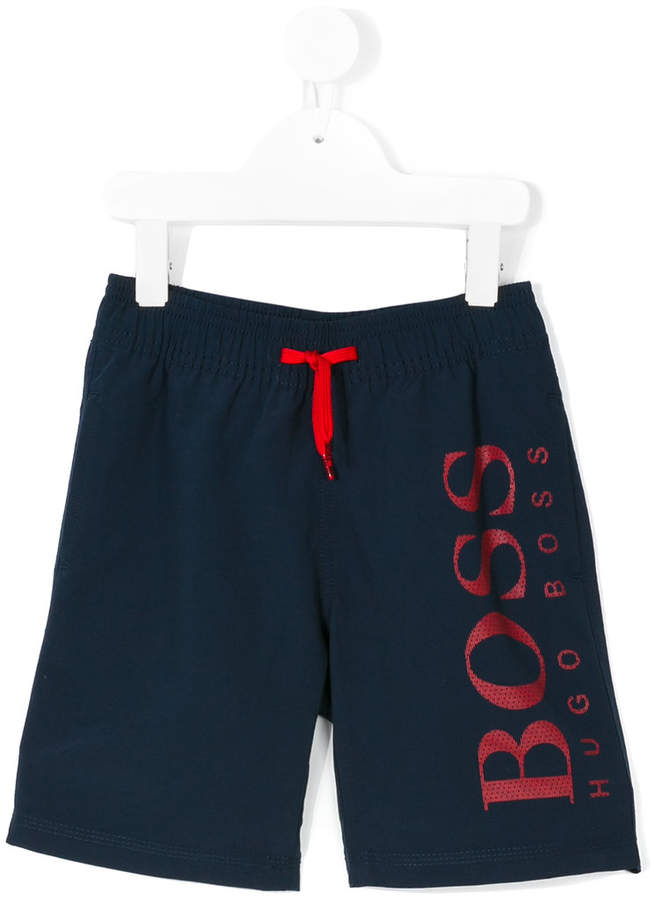 Boss Kids logo swimming shorts