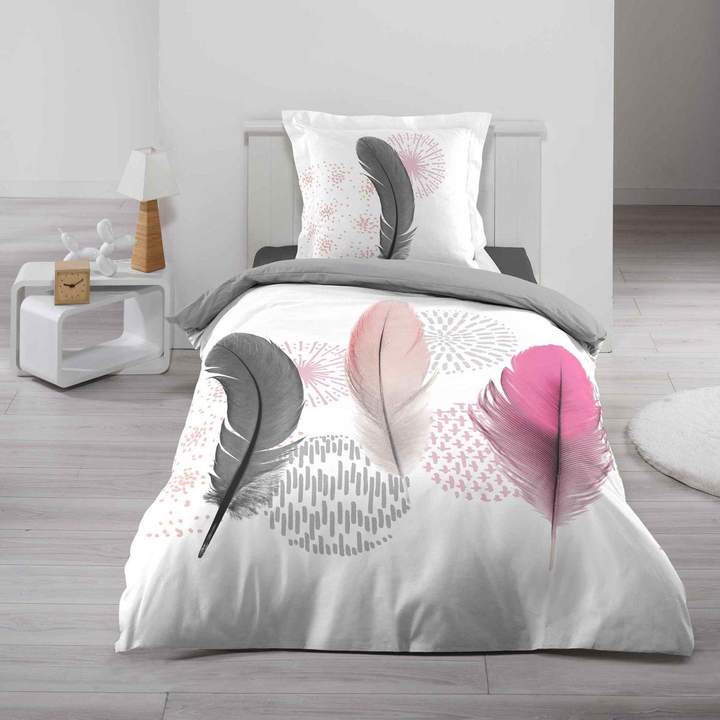 Douceur d'intérieur Pink Dream - Bettwäsche-Set - gemustert