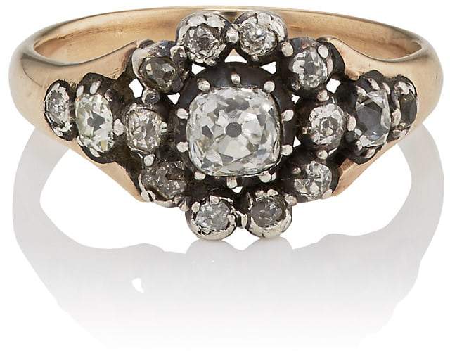 Stephanie Windsor Antiques Women's Georgian White Diamond Ring