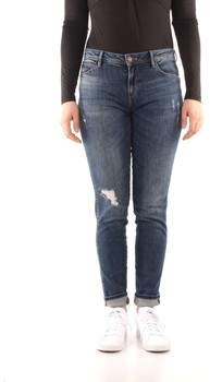 Slim Fit W81AJ2 Hosen Frau Blue jeans