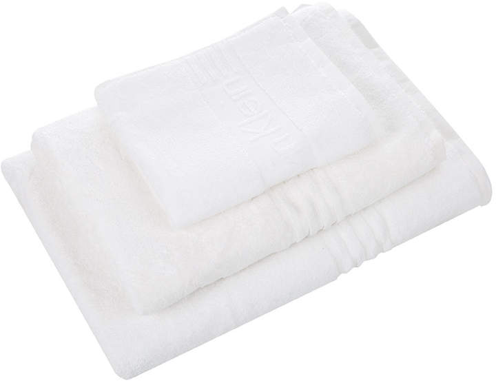 Modern Cotton Iconic White Towel - Bath Towel