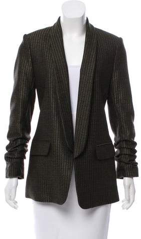 Shawl-Lapel Tweed Blazer w/ Tags