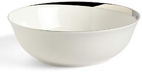 Crescent White Round Vegetable Bowl