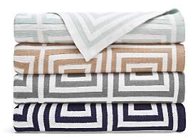 Hudson Park Collection Hudson Park Geo Knit Throw - 100% Exclusive