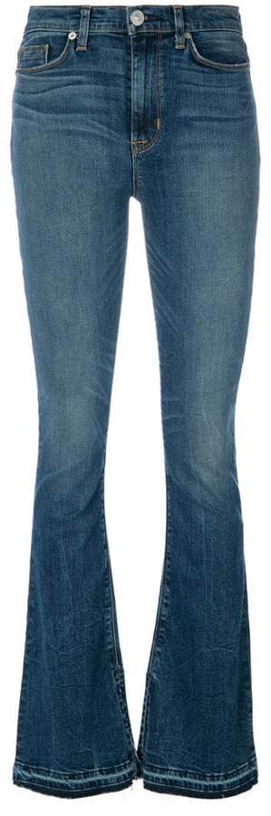 Taillenhohe Bootcut-Jeans