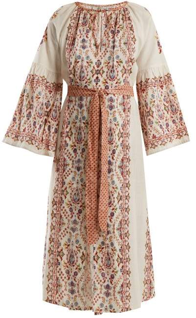 D'ASCOLI Anatolia floral-print cotton dress