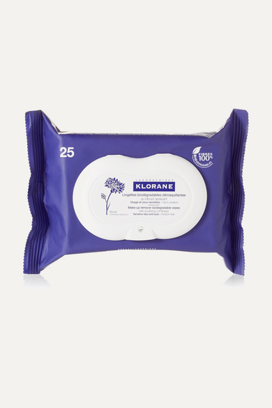 Klorane - Makeup Remover Biodegradable Wipes With Soothing Cornflower X 25 - Colorless
