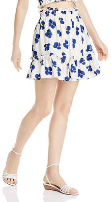 Aqua Ruffled Floral Skirt - 100% Exclusive Aqua Ruffled Floral Skirt - 100% Exclusive