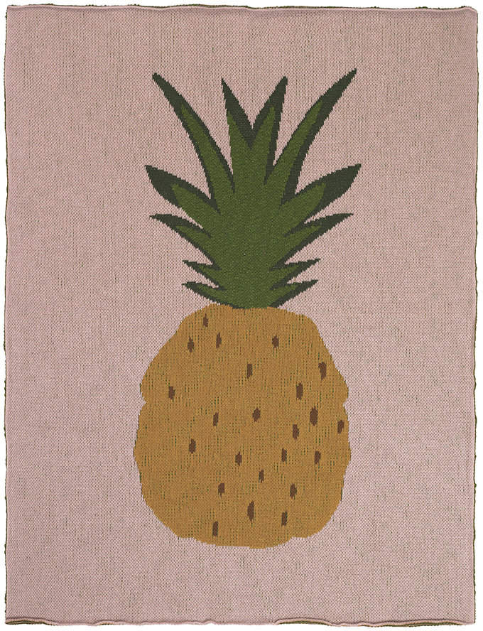 Knitted Fruiticana Baby Blanket - Pineapple