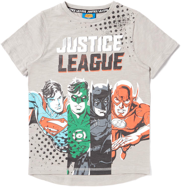 Tu Clothing Grey Justice League T-Shirt