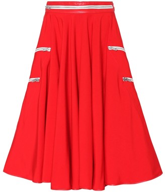 Calvin Klein Cotton tent circle skirt