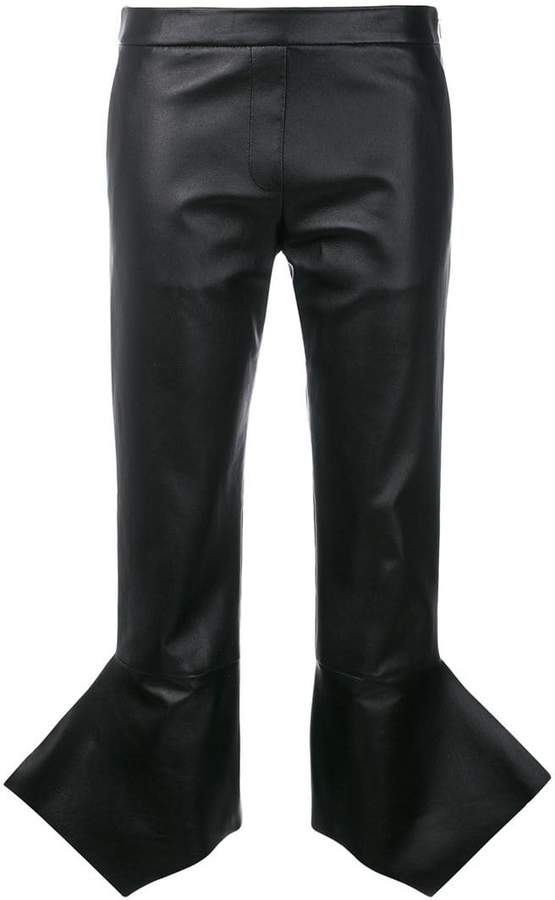 structured cuff trousers