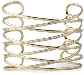 Hammered Gold-Tone Cuff