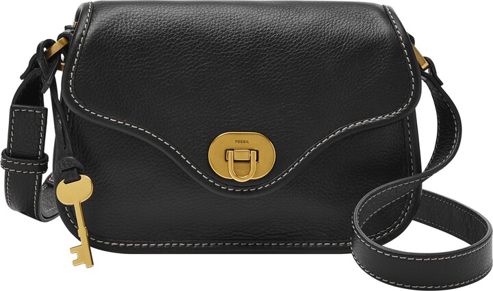 Tremont Leather Small Flap Crossbody Bag - ZB1824230 - Fossil