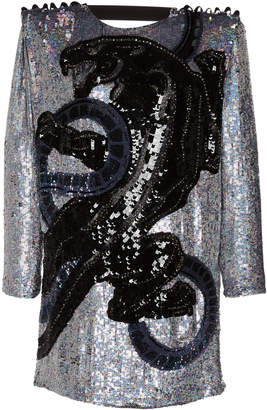 Dundas Sequin Silk Georgette Dress