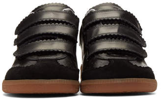 Isabel Marant Black Beth Vintage Velcro Sneakers
