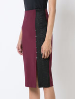 Thumbnail for your product : Yigal Azrouel crocodile effect pencil skirt