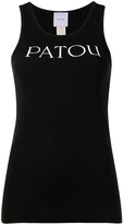 Thumbnail for your product : Patou Logo-Print Organic-Cotton Vest