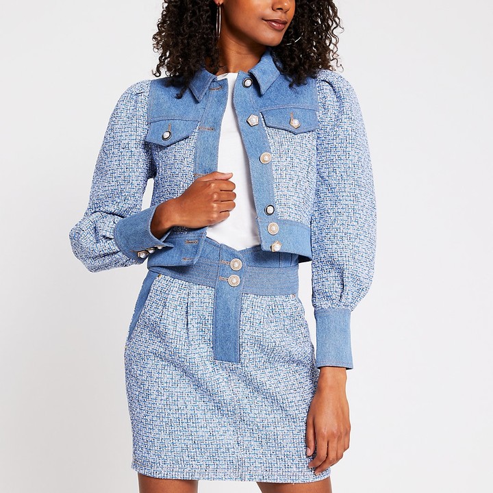river island denim jacket women