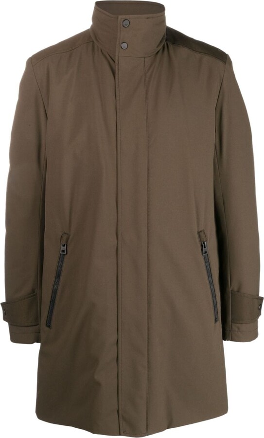 Goed Ampère contrast HUGO BOSS Men's Raincoats & Trench Coats | ShopStyle