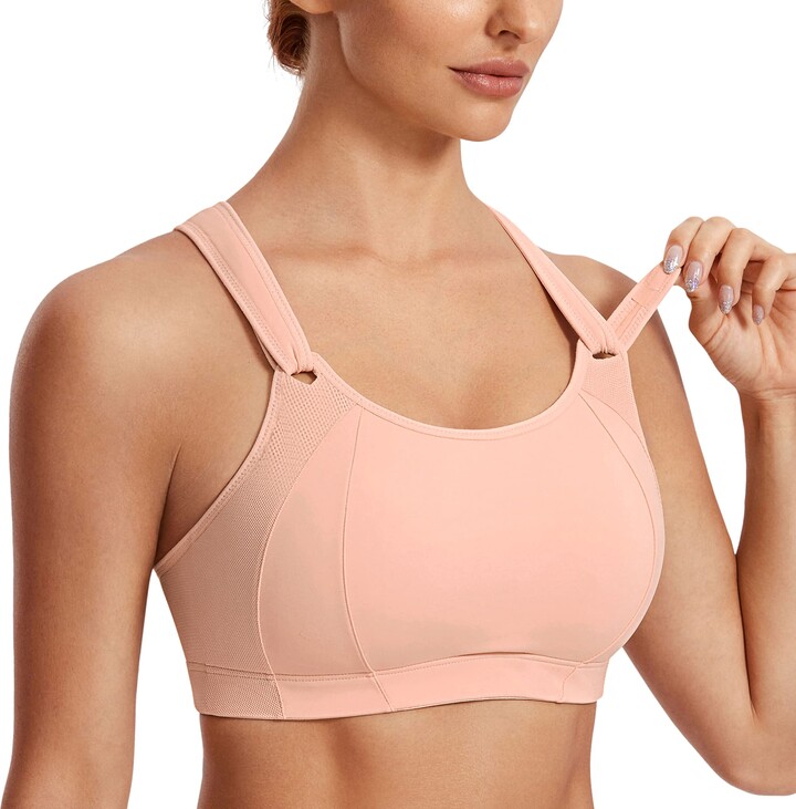 TomTiger Women Sports Bra High Impact ​with Removable Padded