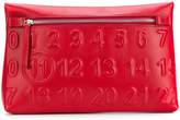 Thumbnail for your product : Maison Margiela logo zipped pouch