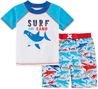 Asstd National Brand Boys Surf & Sand Swim Trunk Set - Toddler