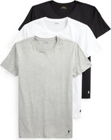 Thumbnail for your product : Polo Ralph Lauren Short Sleeve 3-pack Crew Neck Undershirt Undershirt White