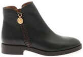 Thumbnail for your product : See by Chloe Louise Flat Ankle Boots
