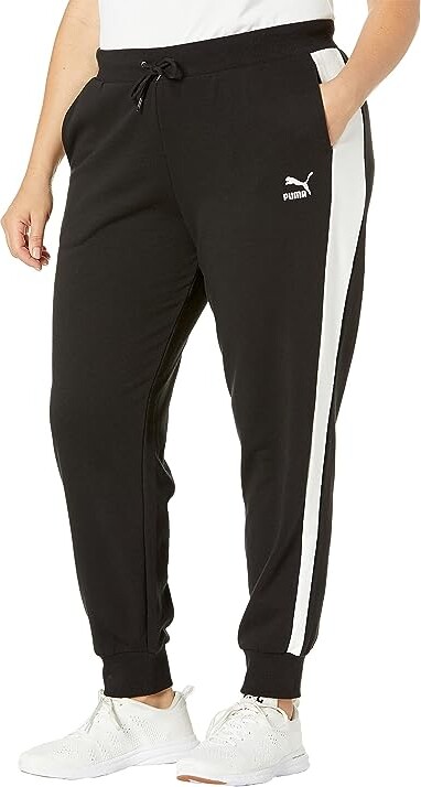 Puma Plus Size Iconic T7 Track Pants Black) Women's Clothing - ShopStyle
