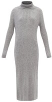Thumbnail for your product : Lisa Yang Lauren Ribbed-cashmere Maxi Dress - Grey