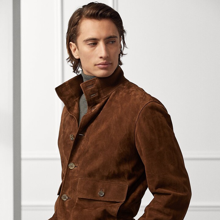 Ralph Lauren Leather Coat For Men | ShopStyle