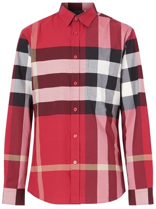 mens burberry button down sale