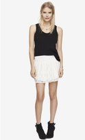 Thumbnail for your product : Express Ivory Lace Skort