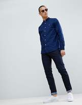 Thumbnail for your product : Lyle & Scott Grandad Collar Shirt In Navy