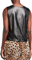 Thumbnail for your product : Loyd/Ford Shiny Vegan Leather Tank Top