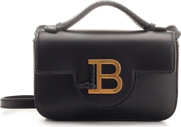 Balmain B-Buzz 23 Monogram-jacquard Denim Top Handle Bag - ShopStyle