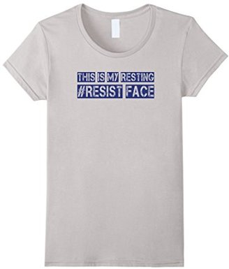 Kids This Is My Resting #Resist Face Graphic T-Shirt Persist 4