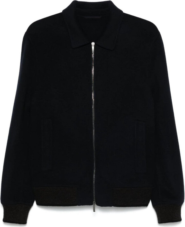Peserico Zip-Up Bomber Jacket