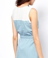 Thumbnail for your product : ChicNova Sleeveless Denim Dress